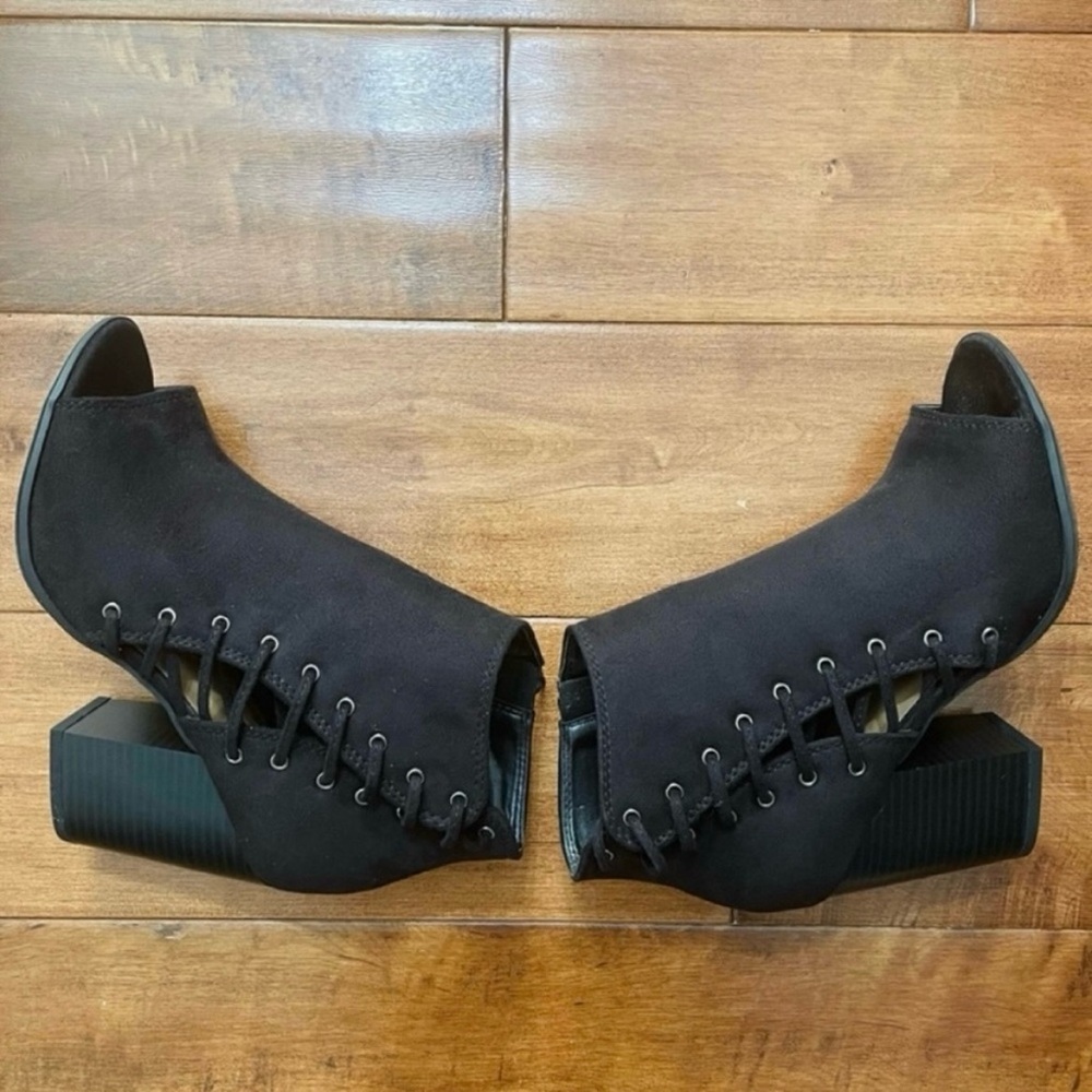 SODA Open Toe Booties - Picture 5 of 8